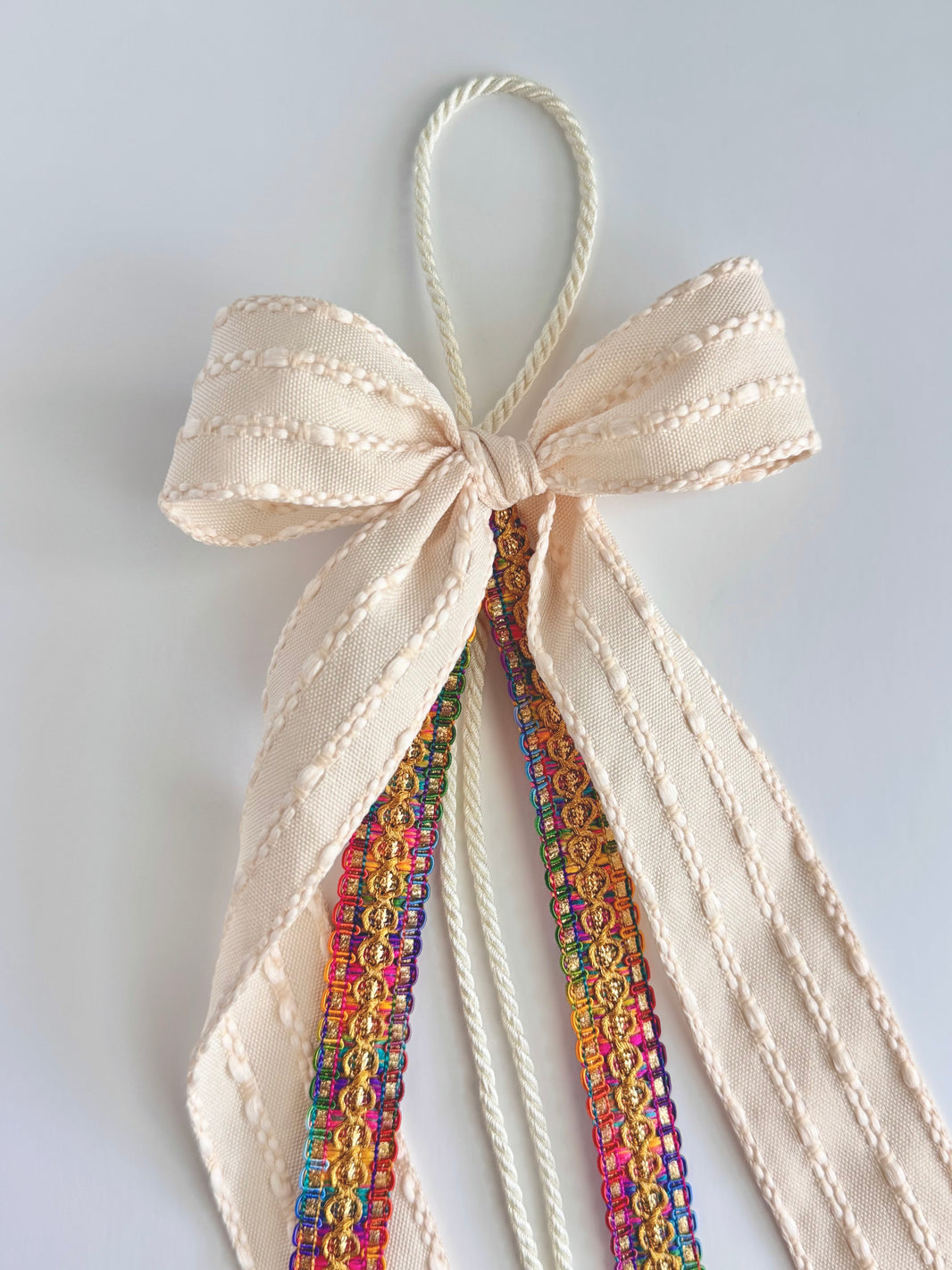 Handmade layered ribbon by Foshee Design Studio